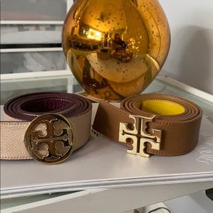 Reversible Tory Burch Belts!Each $150 or both $250